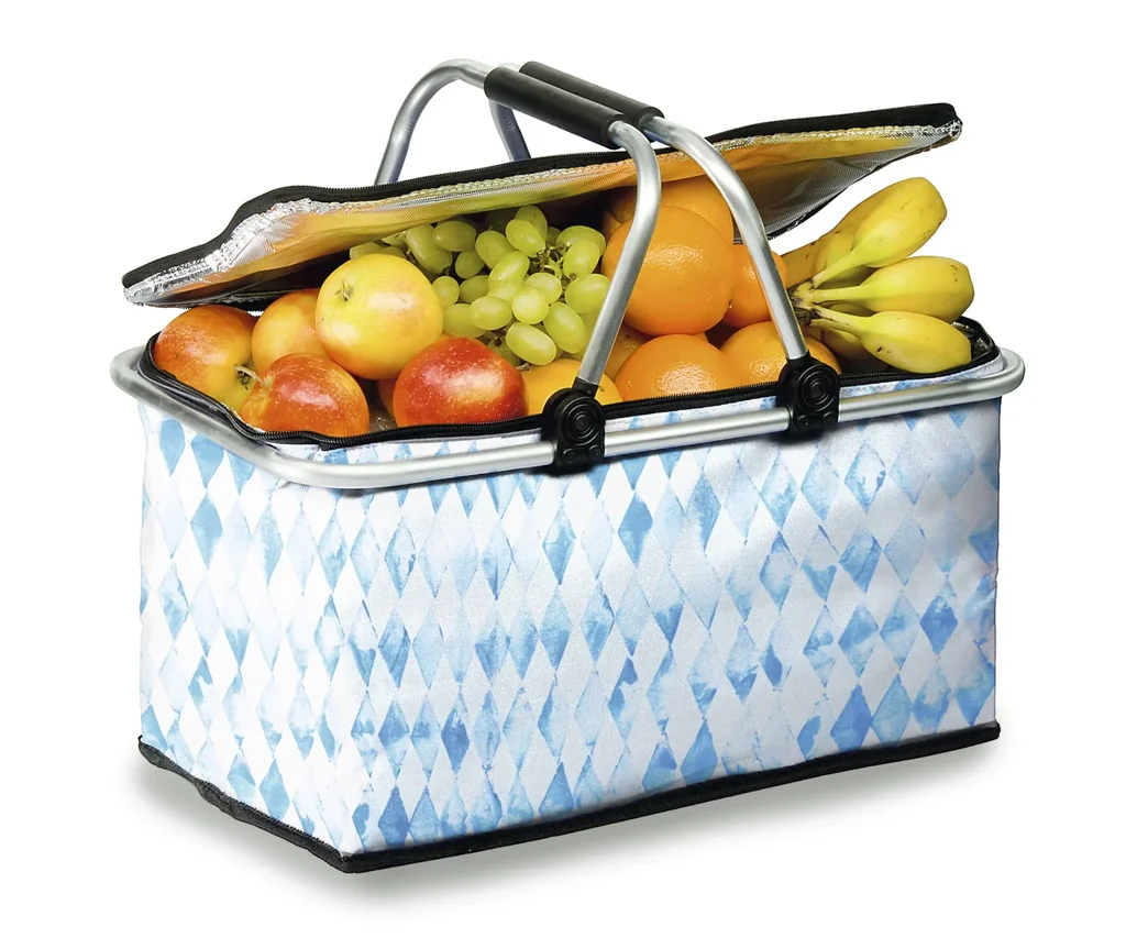 Thermo-Korb, uni schwarz (ohne Punkte)