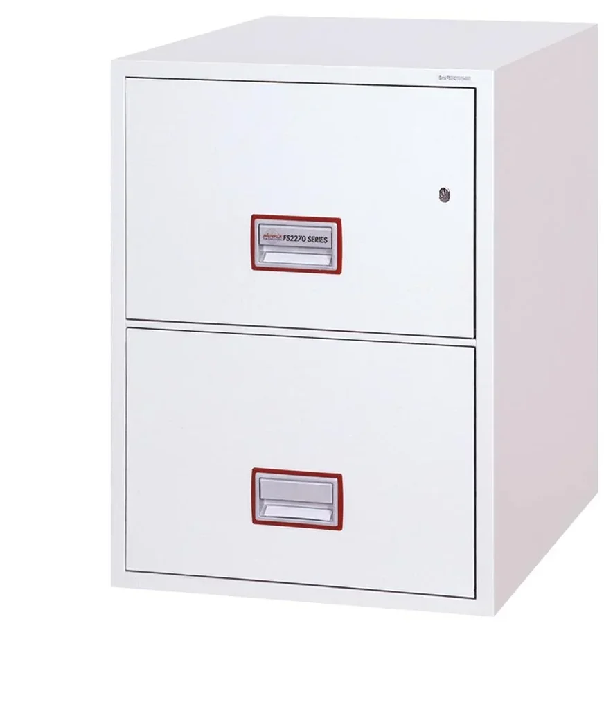 Aktenschrank World Class Vertical Fire File mit 2 Schubladen und Schlüsselschloss