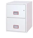 Aktenschrank World Class Vertical Fire File mit 2 Schubladen und Schlüsselschloss