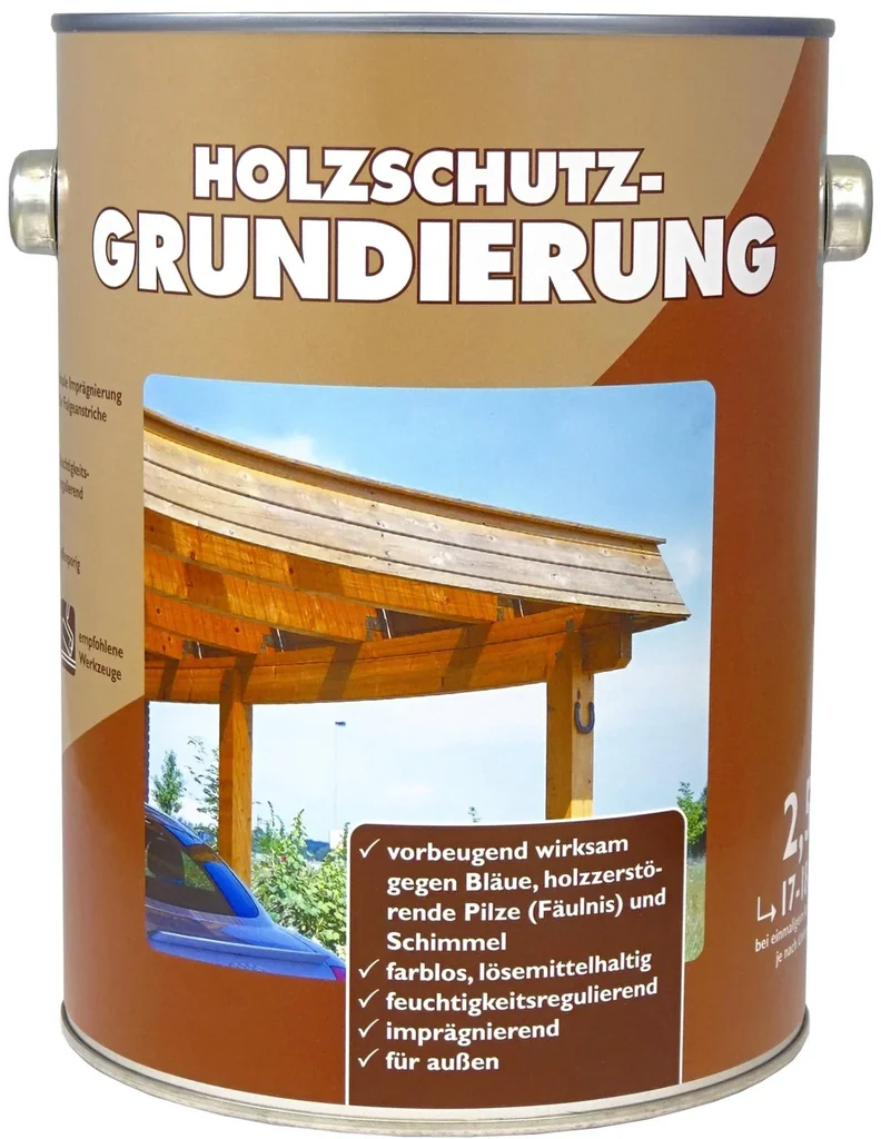 Holzgrundierung farblos, 2500 ml