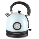 Wasserkocher Edelstahl im Retro-Design blau 1,8L - 2200W