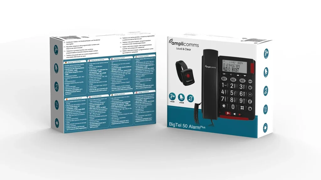 Großtastentelefon mit SOS Sender