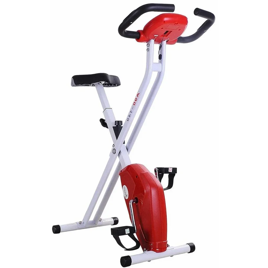 Heimtrainer Ergometer Fitnessfahrrad klappbar Stahl