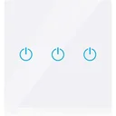 Smarthome VT-5005 Eingebauter WiFi-Touch-Schalter - 3 Tasten - weiß - funktioniert mit Amazon Alexa und Google Home Assi