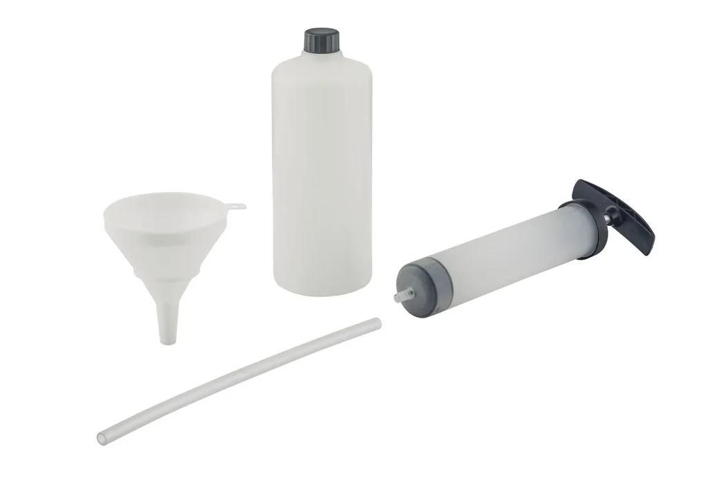 Motor-Öl-Service-Set (3-teilig mit Absaugpumpe, Behälter und Trichter)