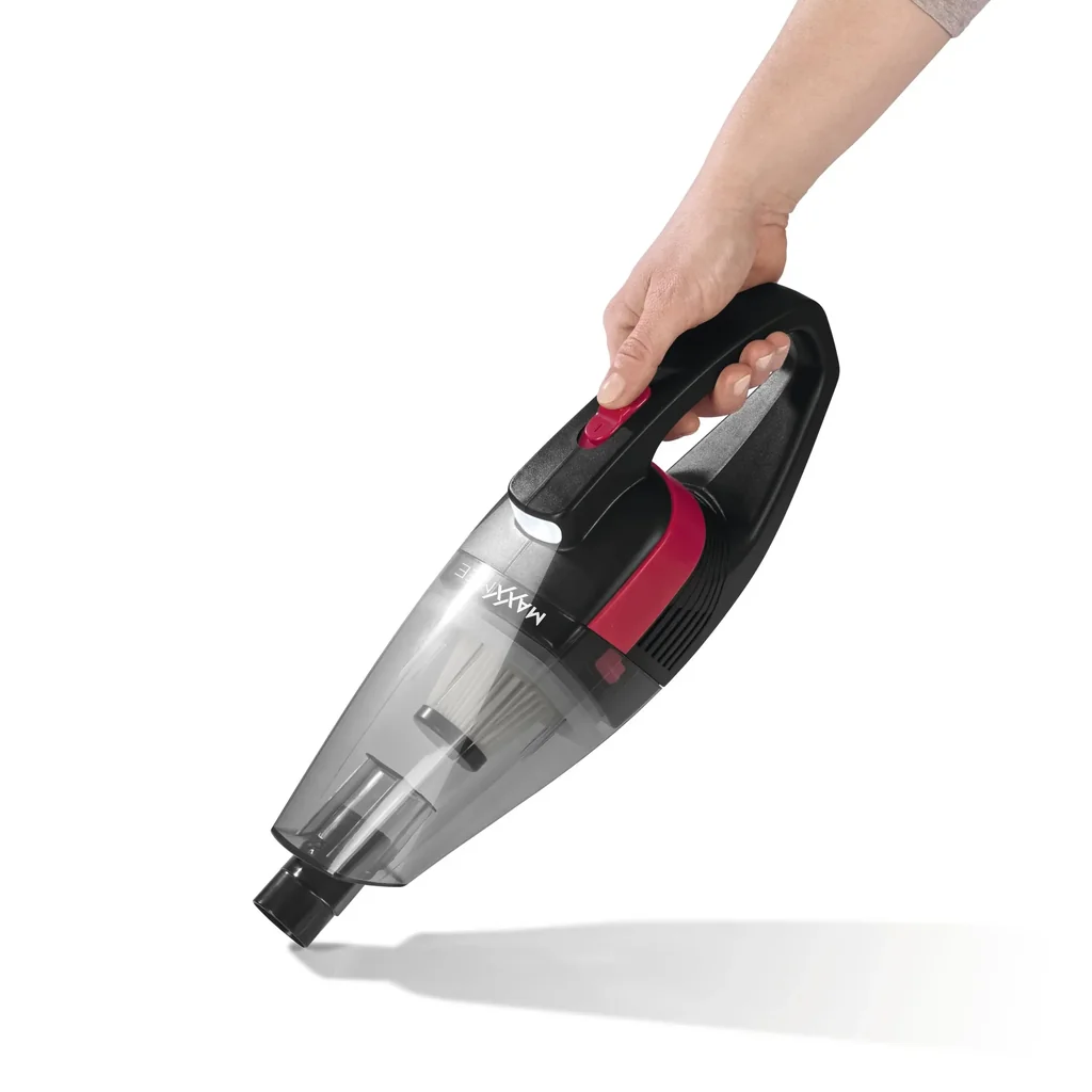 Akku-Handstaubsauger, Nass/ Trocken, Grau/ Rot, 7,4 Volt