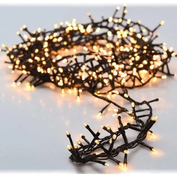2x Weihnachtsbaumbeleuchtung 11 Meter Smart steuerbar per Telefon 560LED für den Innenbereich METAL Smart home