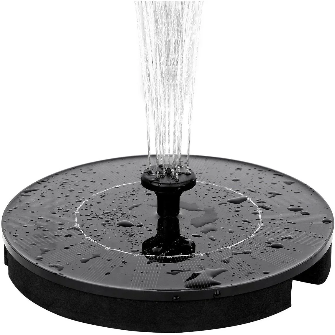 Solarbrunnen auf Solarpanel 150 l/h Teichbrunnen - Solarstrom