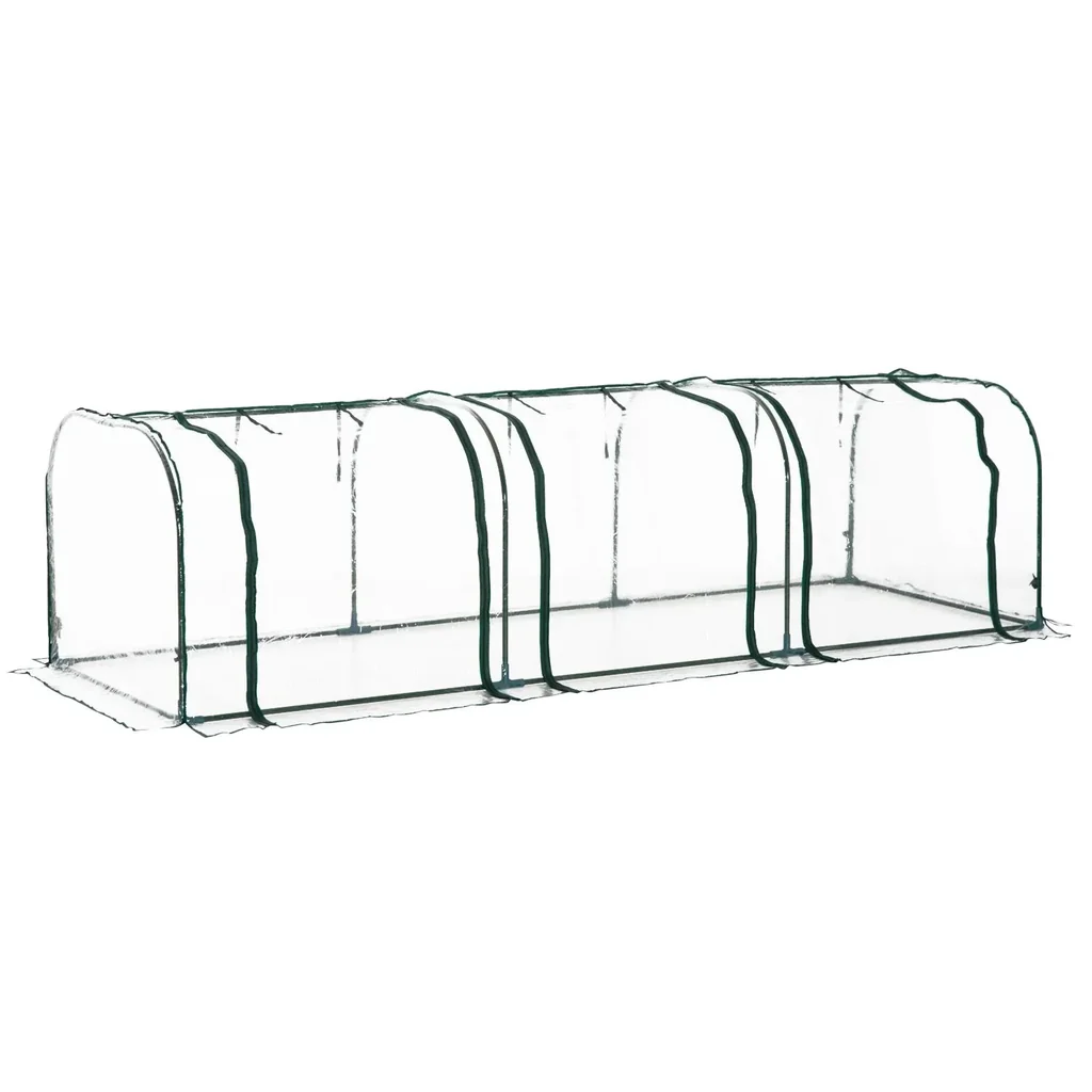 Folientunnel mit 3 Türen