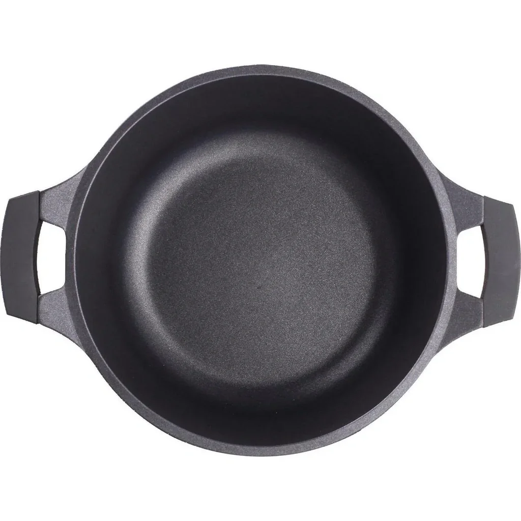 Kasserolle - mit Glasdeckel - 32 cm - Schwarz