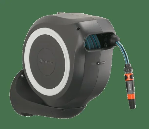 Wand-Schlauchbox RollUp M (weiß) 20 m