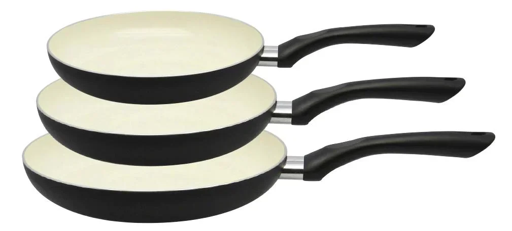 Bratpfannenset, 3-teilig, 20/24/28 cm - Keramikpfannen