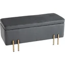 Elegantes Sofa mit Stauraum, dunkelgrau