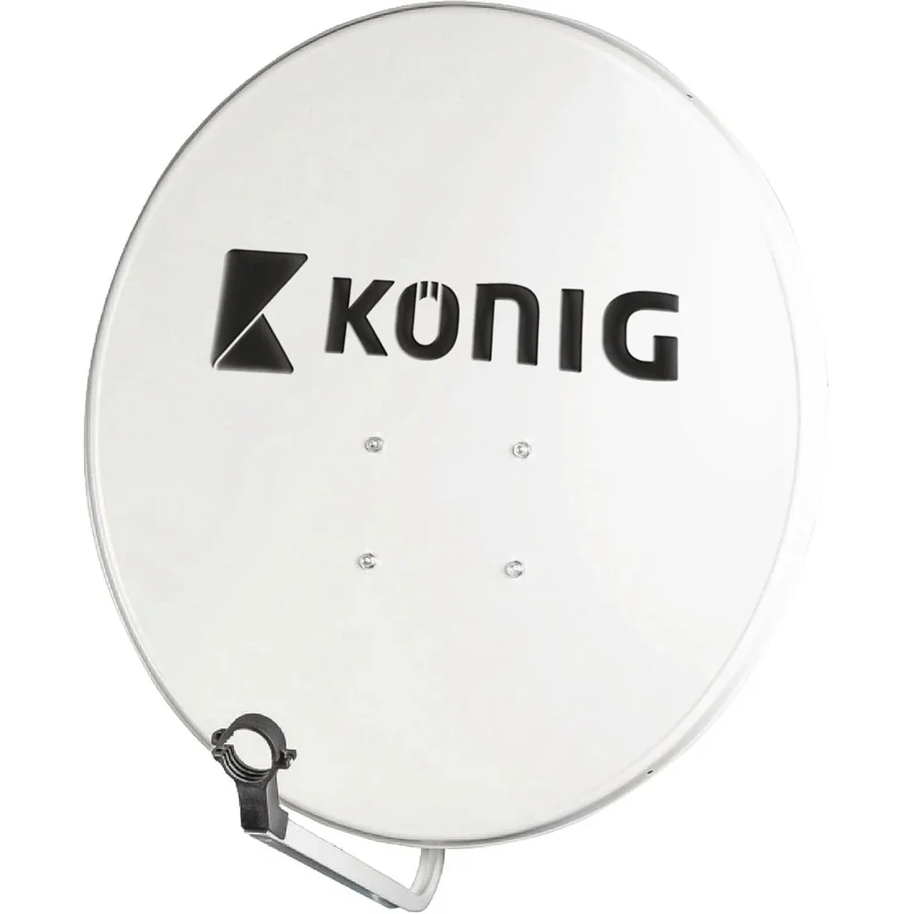 Satellitenantenne 80 cm 39.8 dB Grau