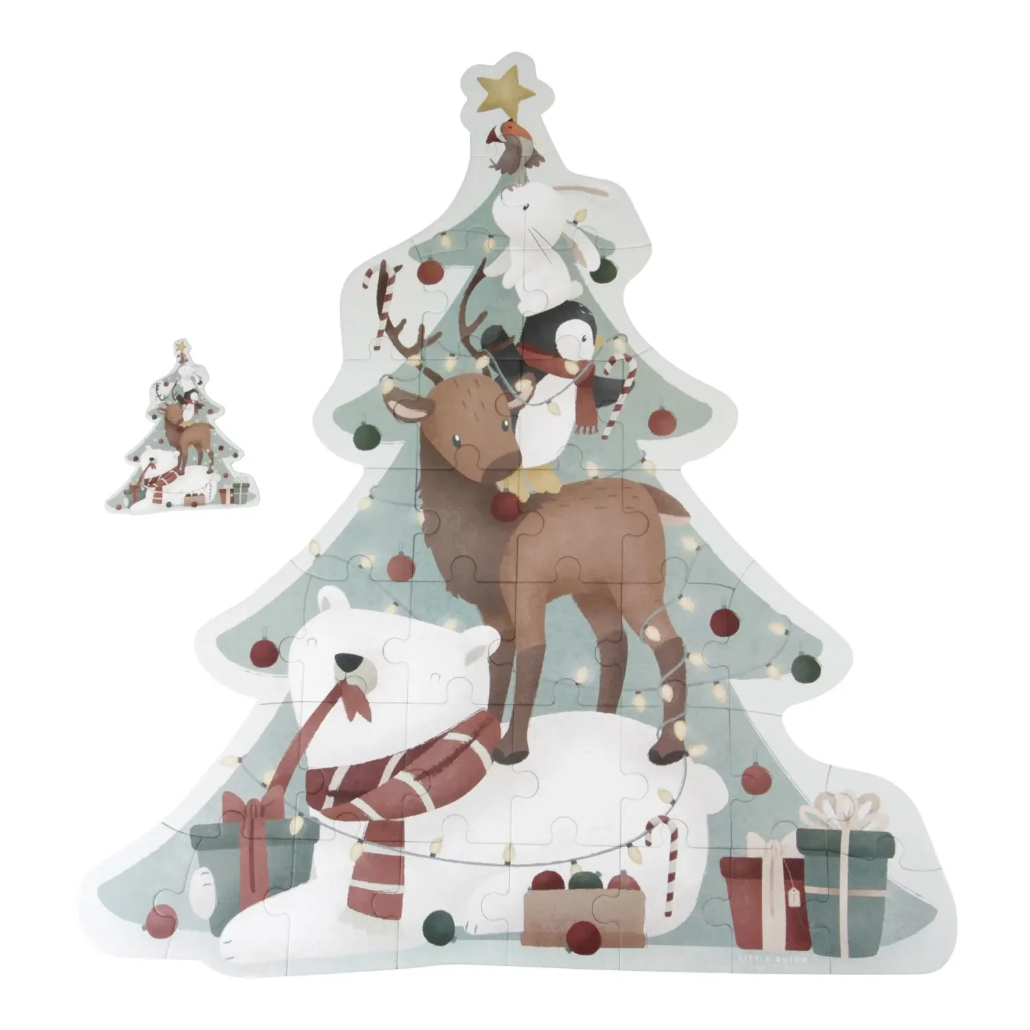 Little Dutch Weihnachtspuzzle XL