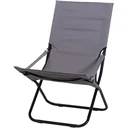 Klappstuhl Campingstuhl Gartenstuhl Polstersessel Strand Balkon faltbar Grau 86 x 61 x 94 cm