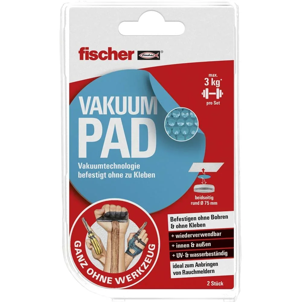 Vakuum Pad Rund, beidseitig 2 Stück
