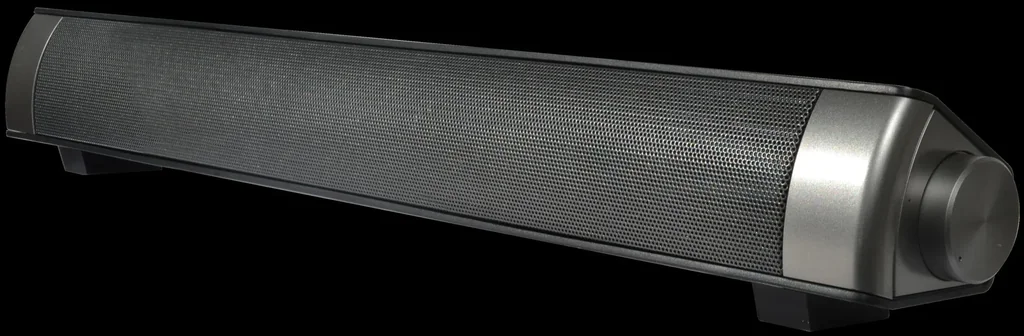 Soundbar mit Audioanschluß und TV-Halterung