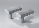 Dachrinnen Siphon, 2er Pack - 15 cm lang, bis 9 cm Fallrohrdurchmesser