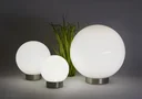 Solar Kugel mit weißer und Farbwechsel LED - 15cm