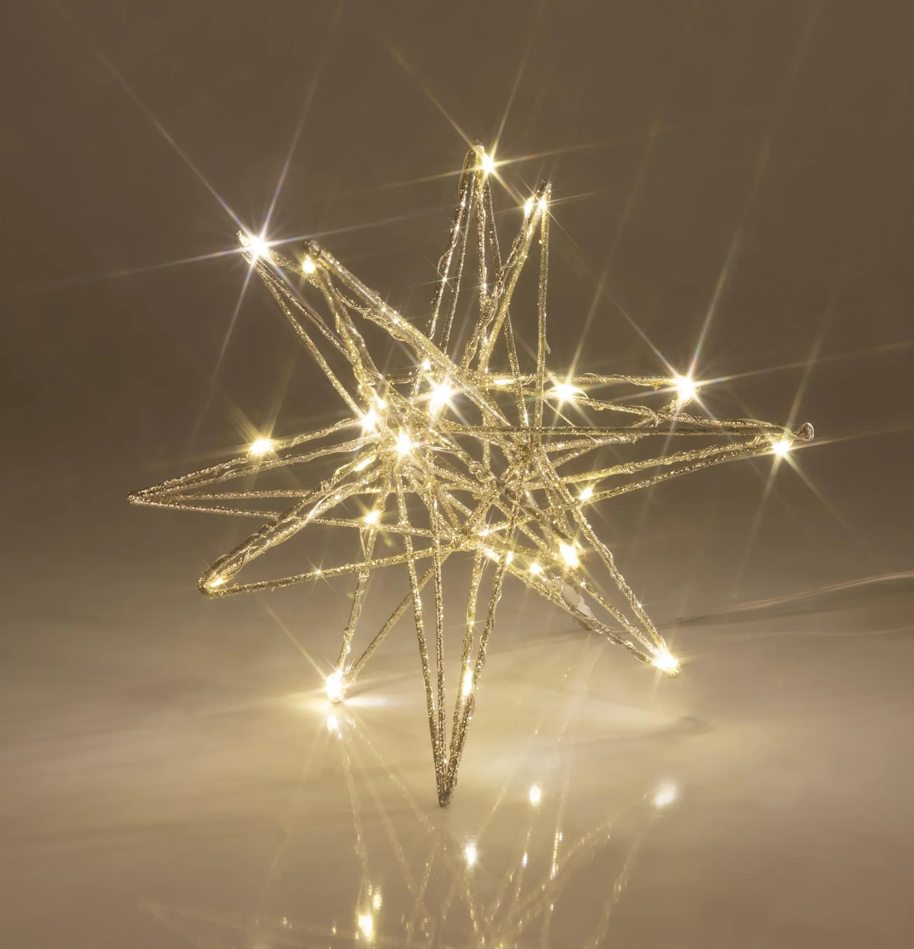 3D Stern mit 25 Mikro LEDs