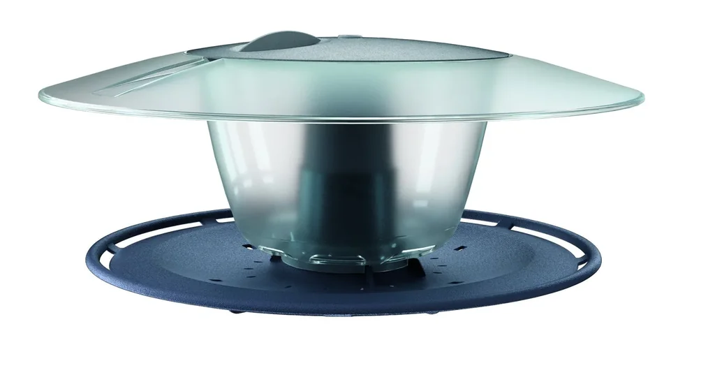 Vogelhaus RUND, steingrau