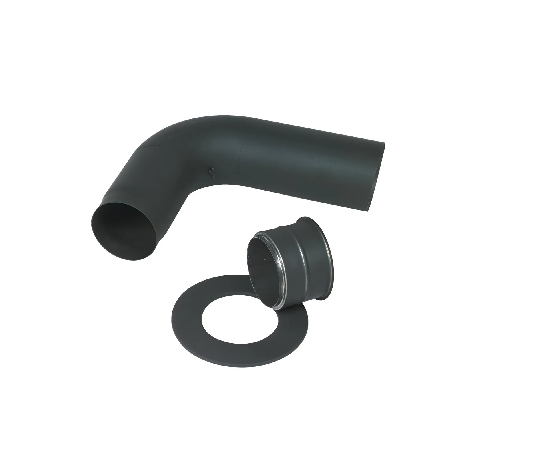 Kaminrohr-Anschluss Set 150 mm Fullform titan