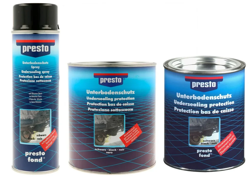 Unterbodenschutz Bitumen, Pinseldose, Schwarz, 2500 g