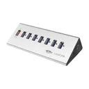 USB 3.0 HUB 7-port, Aluminium, inkl. Power Suppl