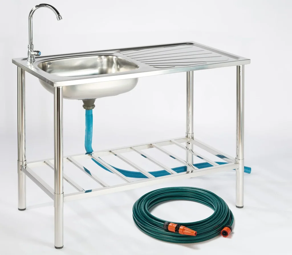 Multifunktionswaschtisch mit Schlauchset