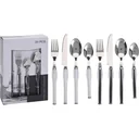 NL Besteckset - 24 Teile - Schwarz