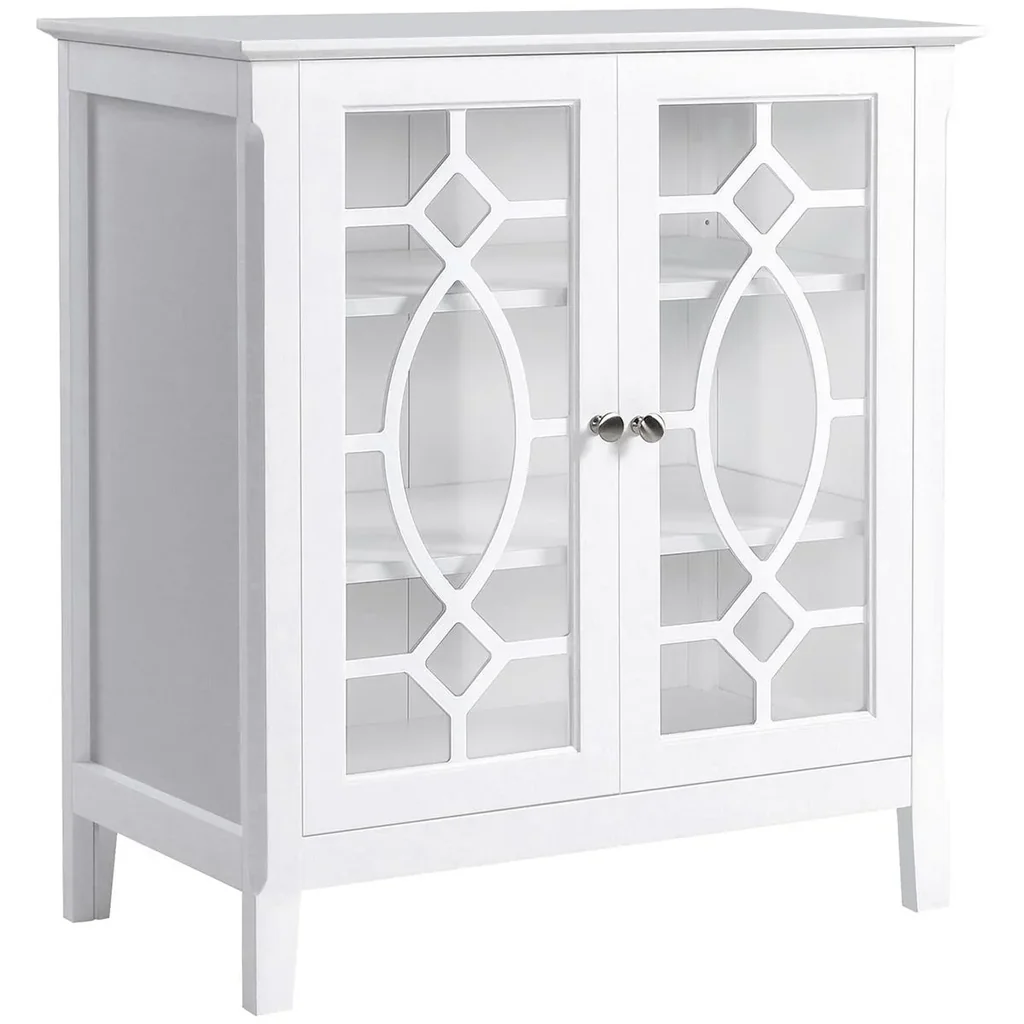 Kommode Sideboard Vitrinenschrank Küchenschrank Unterschrank Badzimmerschrank Bücherschrank Einlegeböden verstellbar MDF