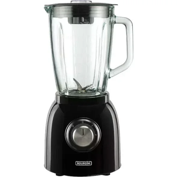 Nostalgischer Mixer Schwarz 1.5L 600 W