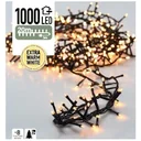 Christbaumbeleuchtung 20m 1000 extra warmweiße LEDs