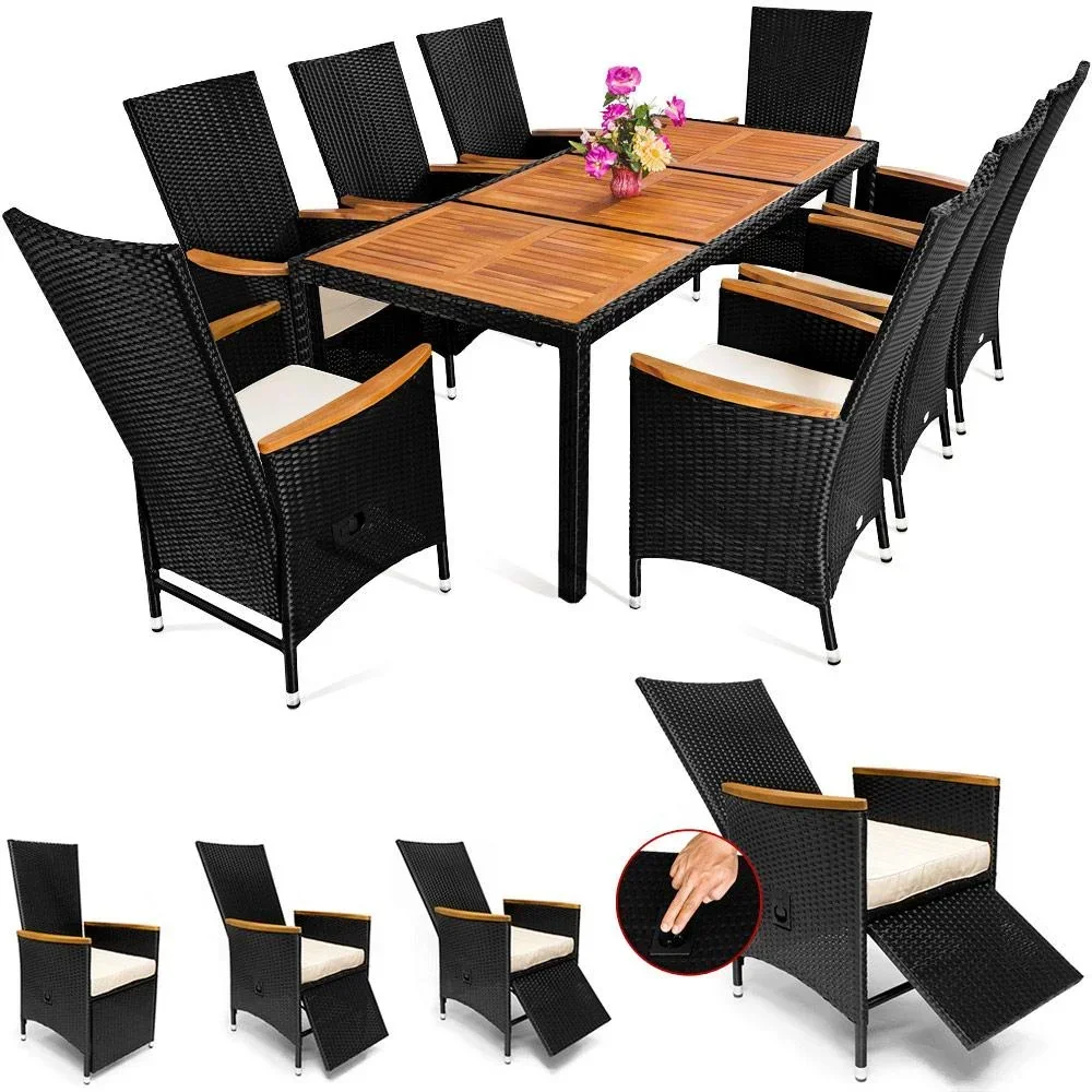 Einrichtungsset Verona Premium Deluxe - 17-teilig - Schwarz