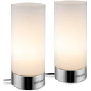 Tischleuchte 2er Set Golau Weiß