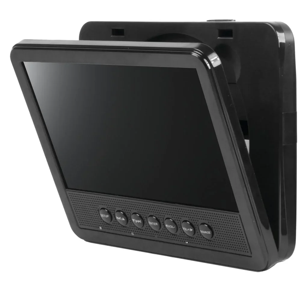 Portabler DVD-Player mit 7" LCD-Bildschirm + zweitem Bildschirm