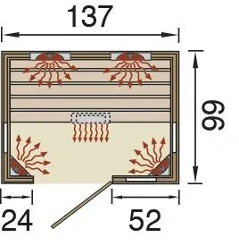 Infrarotkabine TANILLA 2