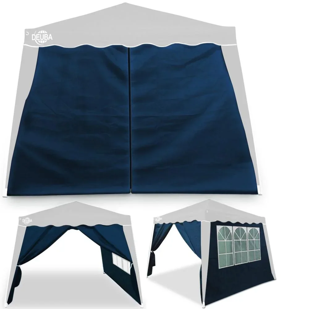 Seitenwand für Faltpavillon Capri 2x blau