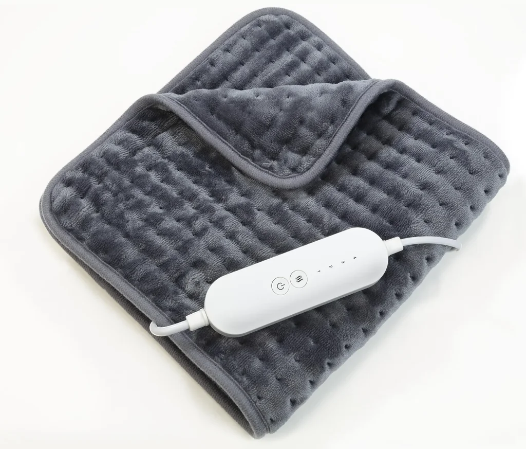 Elektrische Heizmatte / Heizdecke mit 4 Heizstufen, Flanell-Fleece, 30 x 60 cm, 110 Watt