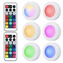 LED-Lampe 6er-Set Skab Bunt mit Fernbedienung