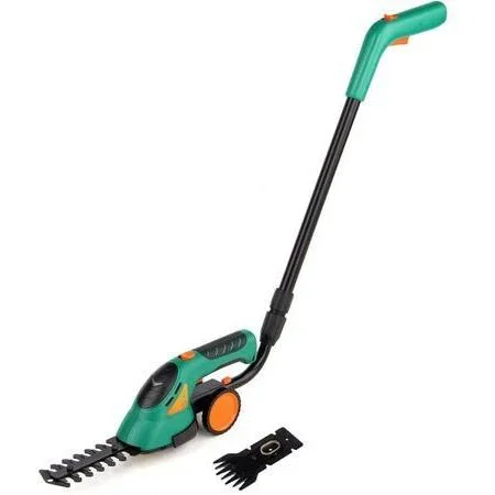 Accu-Gras- und Strauchschere mit Griff und Rädern - 85 cm - Inklusive Akku und Ladegerät