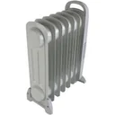 Ölradiator - 700W - 7 Rippen - Mit Thermostat
