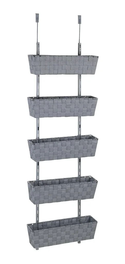 Türregal "Adria", 5 Etagen, Grau