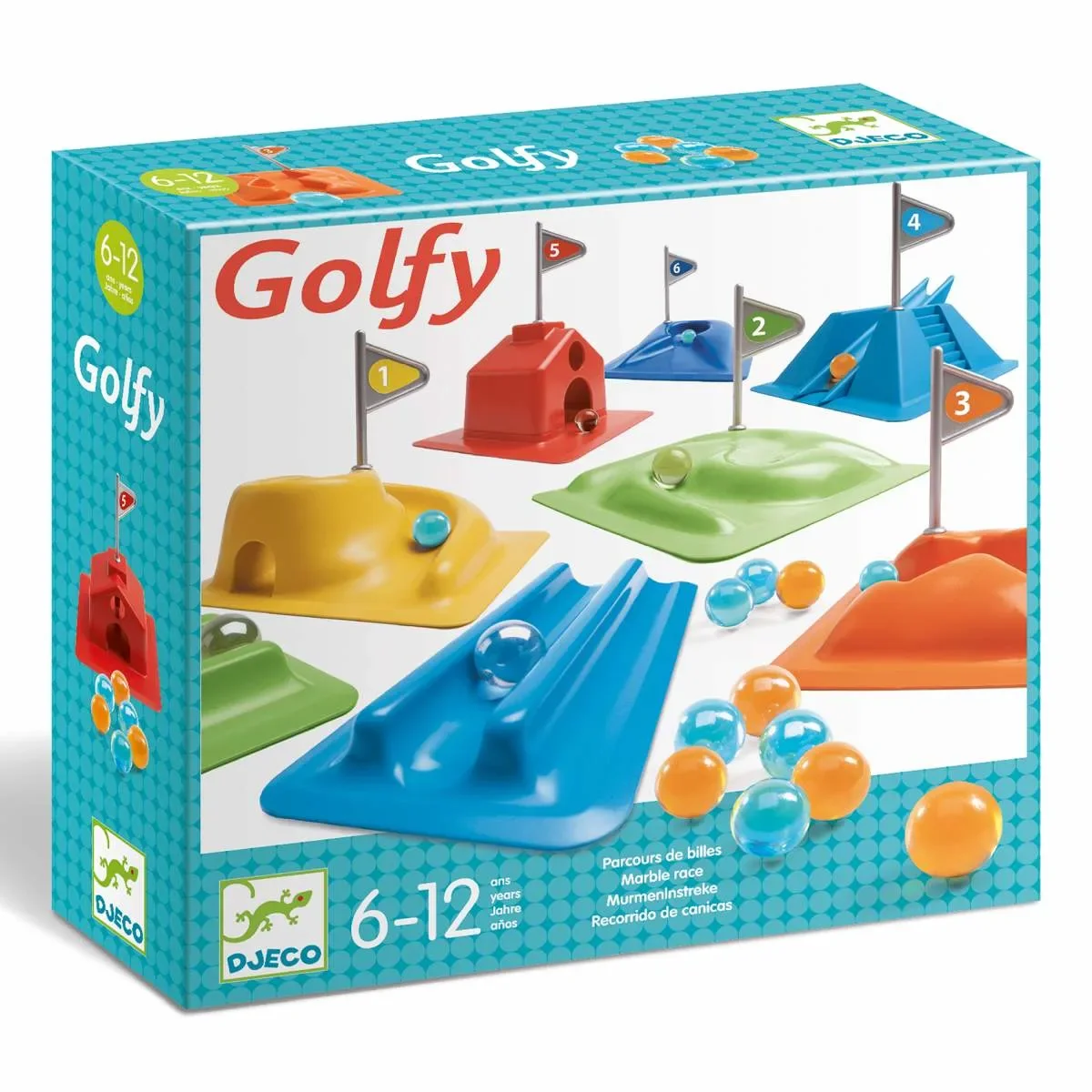 Djeco Motorikspielzeug, Motorikspiele - Golfy