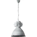 2x Hängelampe Anouk XL mit Raster 93680/70 Beton 48cm inkl. 2x warme Lampen