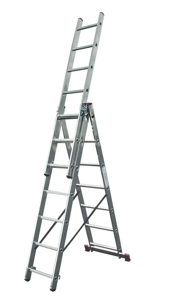 CORDA Vielzweckleiter, 3 x 11 Sprossen