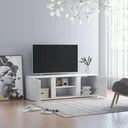 TV-Schrank 120x34x37 cm Hochglanz weiß Spanplatte