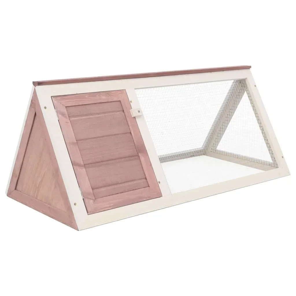 Kaninchenstall Holz braun