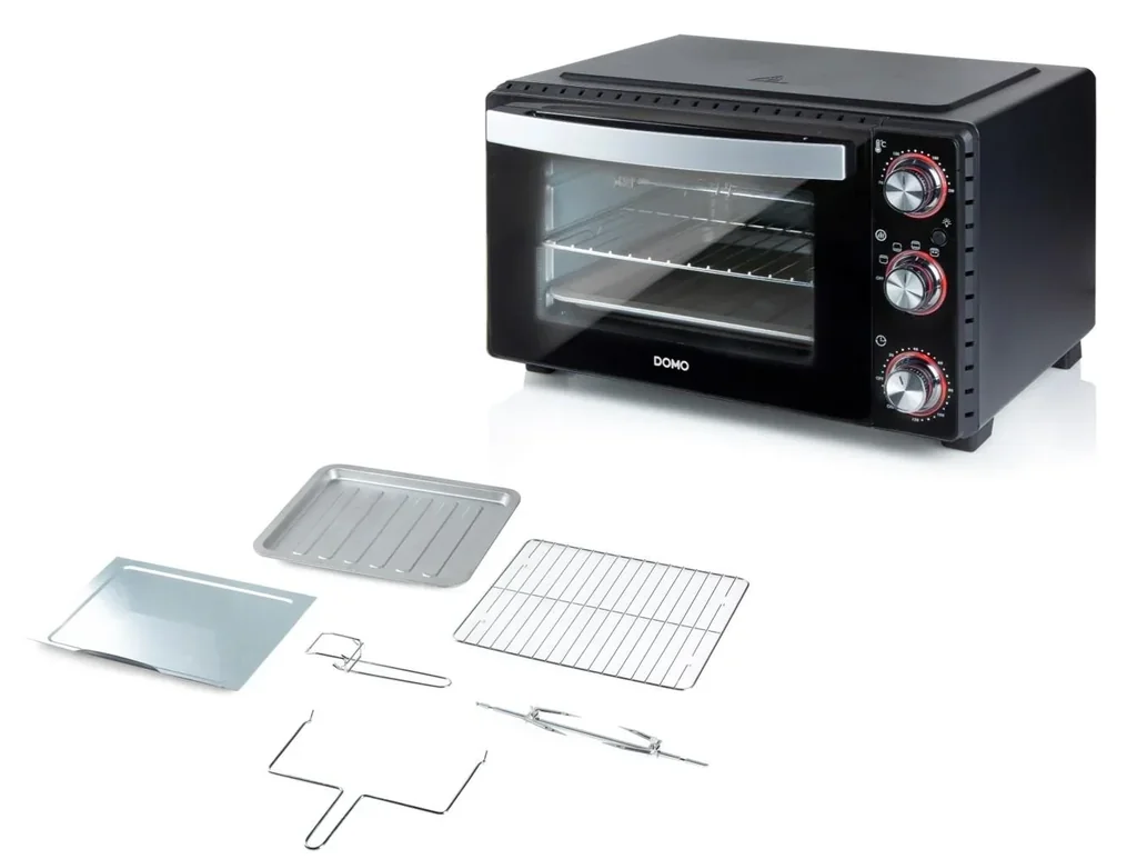 XXL Grill-/ Backofen mit Timer Drehspieß , 28 Liter